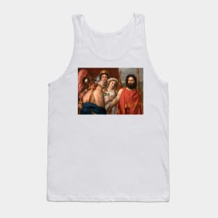 The Anger of Achilles by Jacques-Louis David Tank Top